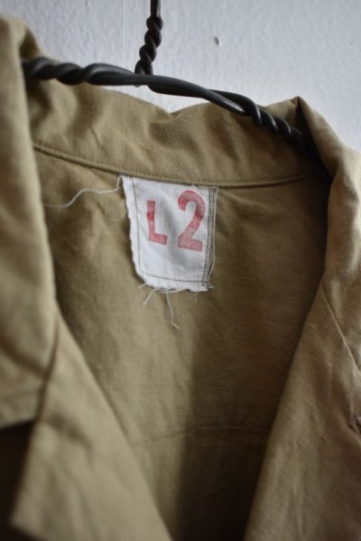 画像6: 50s French Army M47 chino shirt (Dead Stock)