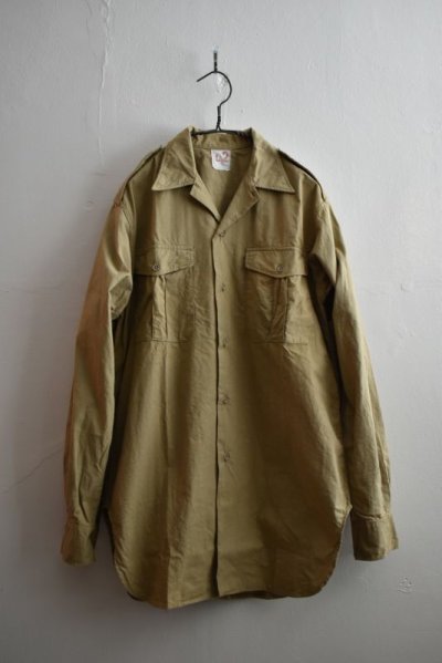 画像3: 50s French Army M47 chino shirt (Dead Stock)