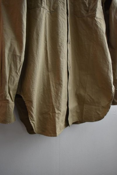 画像5: 50s French Army M47 chino shirt (Dead Stock)