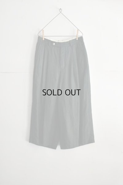 画像1: Tailor The Dress リネンツイル クロップドバギーパンツ