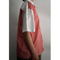 再ダウンSALE30%OFF LOLO ギンガムチェック コンビネーションシャツ