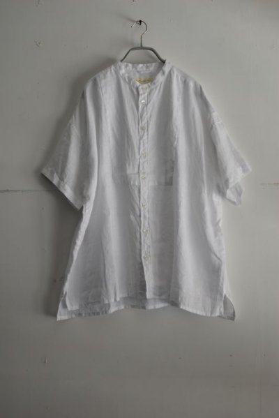 画像1: Tailor The Dress ワッシャーリネン タキシード ワイドシャツ