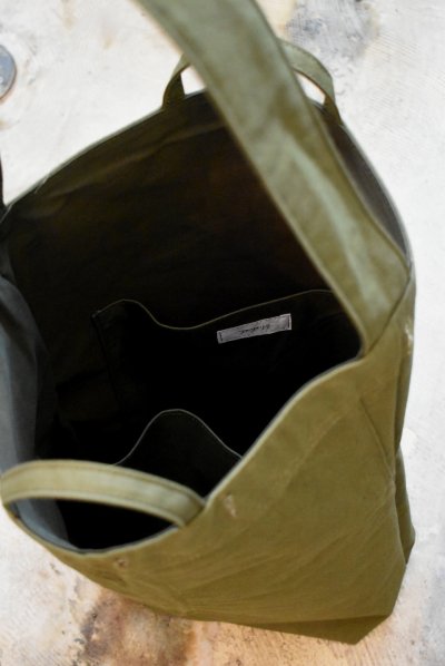 画像9: Hand Paint army tent tote bag
