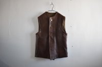 40s British Army Leather Jerkin Vest