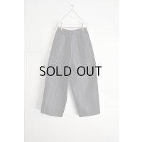 [20%➡30%OFF]  TRAVAIL MANUEL C/Lドビーストライプ コージーパンツ