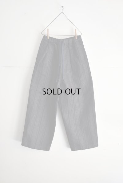 画像1: [20%➡30%OFF]  TRAVAIL MANUEL C/Lドビーストライプ コージーパンツ
