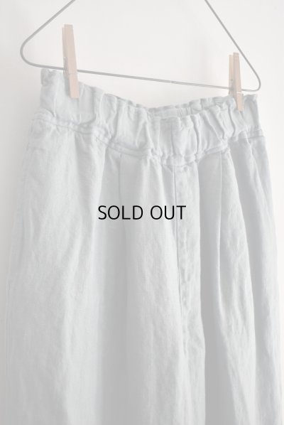 画像4: mono LABO リネン 裾タックワイドパンツ