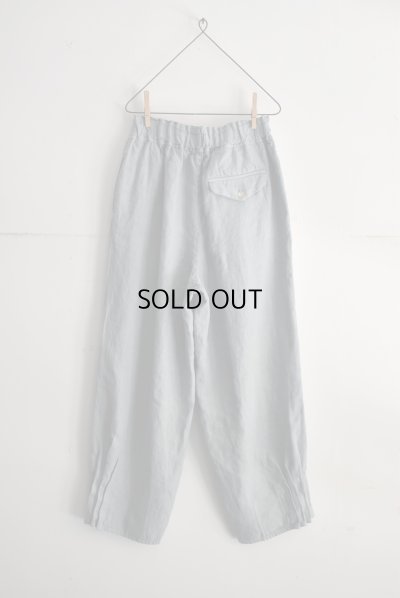 画像6: mono LABO リネン 裾タックワイドパンツ
