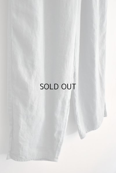 画像5: mono LABO リネン 裾タックワイドパンツ