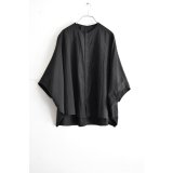 NO CONTROL AIR ビスコースナイロン 菱形ドルマンシャツ