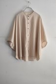 画像1: NO CONTROL AIR ビスコースナイロン 菱形ドルマンシャツ (1)