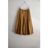 TRAVAIL MANUEL ウェザーコットン タックスカート