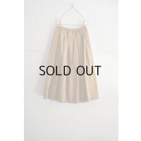 SALE20%OFF TRAVAIL MANUEL ウェザーコットン タックスカート