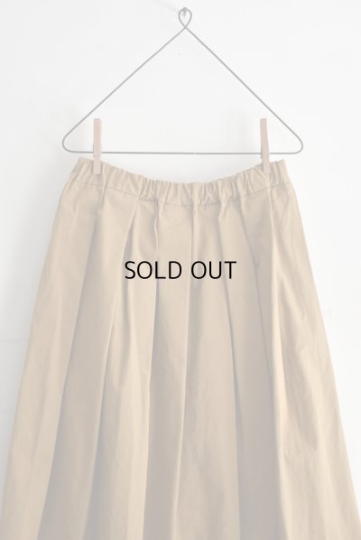 画像2: SALE20%OFF TRAVAIL MANUEL ウェザーコットン タックスカート