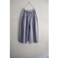 TANG ストライプコットン ボリュームパンツ