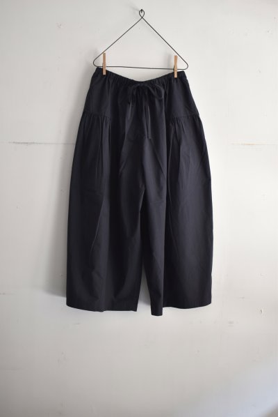 画像1: TANG サンドウォッシュコットン ボリュームパンツ