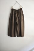 画像1: TANG サンドウォッシュコットン ボリュームパンツ (1)