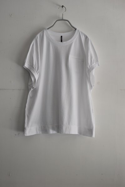 画像1: TANG ハイツイストコットン フレンチスリーブTee