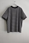 画像6: TRAVAIL MANUEL ミディ天竺ボーダースリットワイドTee
