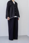 画像10: TRAVAIL MANUEL ウォッシュリネン L/Sギャザーブラウス