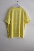 画像6: TRAVAIL MANUEL ミディ天竺ボーダースリットワイドTee