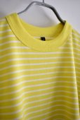 画像4: TRAVAIL MANUEL ミディ天竺ボーダースリットワイドTee