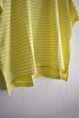 画像5: TRAVAIL MANUEL ミディ天竺ボーダースリットワイドTee