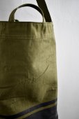 画像7: Hand Paint army tent tote bag
