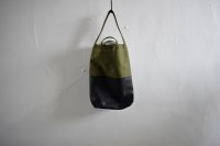 Hand Paint army tent tote bag