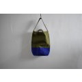 Hand Paint army tent tote bag