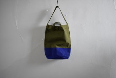 画像1: Hand Paint army tent tote bag