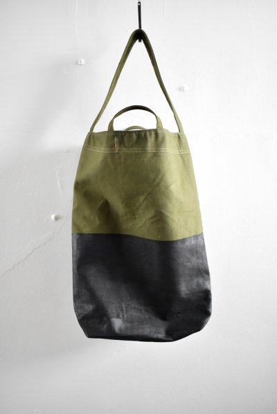 画像2: Hand Paint army tent tote bag