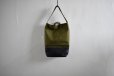 画像1: Hand Paint army tent tote bag (1)