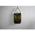Hand Paint army tent tote bag