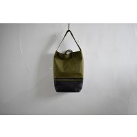 Hand Paint army tent tote bag