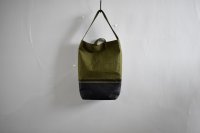 Hand Paint army tent tote bag