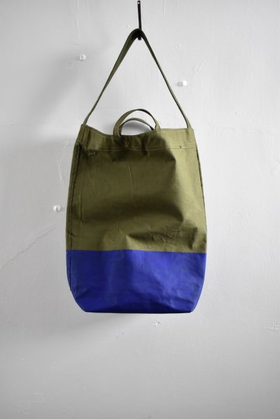 画像2: Hand Paint army tent tote bag