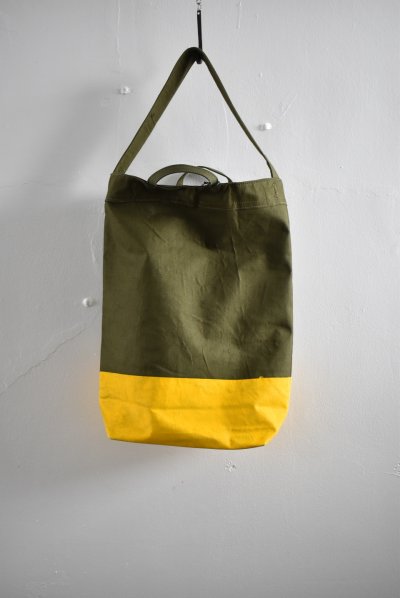 画像2: Hand Paint army tent tote bag