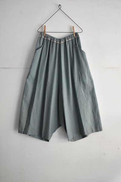 画像1: vmヴ―ム リネンレーヨン サルエルスタイルパンツ