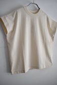 画像3: TRAVAIL MANUEL クラシック天竺フレンチTee