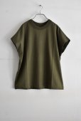画像1: TRAVAIL MANUEL クラシック天竺フレンチTee (1)
