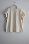 画像1: TRAVAIL MANUEL クラシック天竺フレンチTee (1)