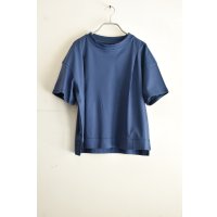 TANG スーピマスムース タックフロントクロップTee