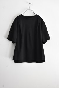 TANG スーピマスムース タックフロントクロップTee