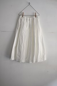 TRAVAIL MANUEL ウェザーコットン タックスカート