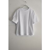 TANG スーピマスムース タックフロントクロップTee