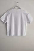 画像6: TANG スーピマスムース タックフロントクロップTee