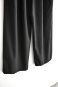 画像4: SALE 20%OFF TRAVAIL MANUEL レーヨンリネンストレッチ 2タックワイドパンツ
