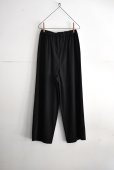 画像6: SALE 20%OFF TRAVAIL MANUEL レーヨンリネンストレッチ 2タックワイドパンツ