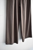画像4: TRAVAIL MANUEL レーヨンリネンストレッチ 2タックワイドパンツ
